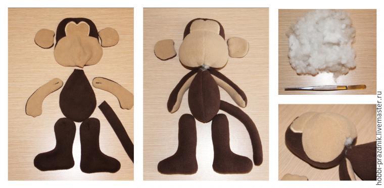 Мягкая игрушка обезьянка своими руками: легко сделать и приятно подарить