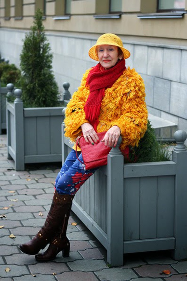 Стильные образы российских пенсионеро�� в проекте «Олдушка»: Мода, стиль,тенденции в журнале Ярмарки Мастеров