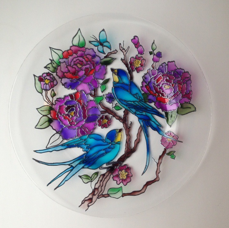 Точечная роспись декоративной тарелки: пошаговый мастер-класс