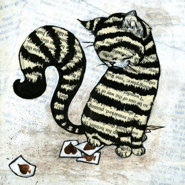 Чеширский кот в иллюстрациях художников, фото № 5