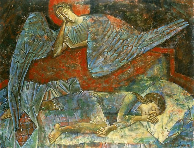Те, кто всегда рядом... Ангелы в живописи современников, фото № 15