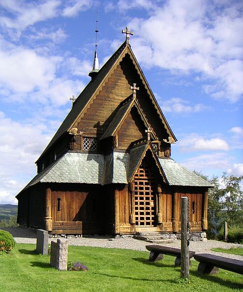 Ставкирка — деревянная каркасная церковь, фото № 3