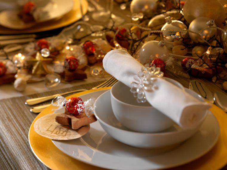 Новогодняя сервировка стола 25 вариантов праздничного декора, фото № 23