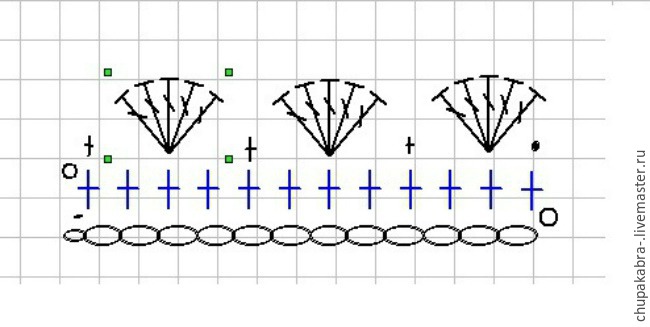 Цыпленок крючком схема