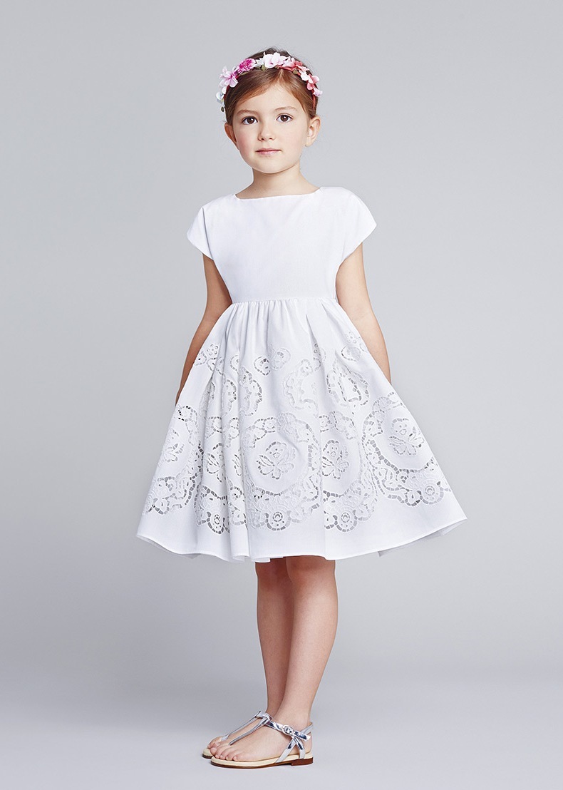 Белые платья на девочек