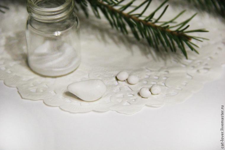 Мастерим снежный шар или миниатюрные баночки со снегом на Рождество, фото № 13