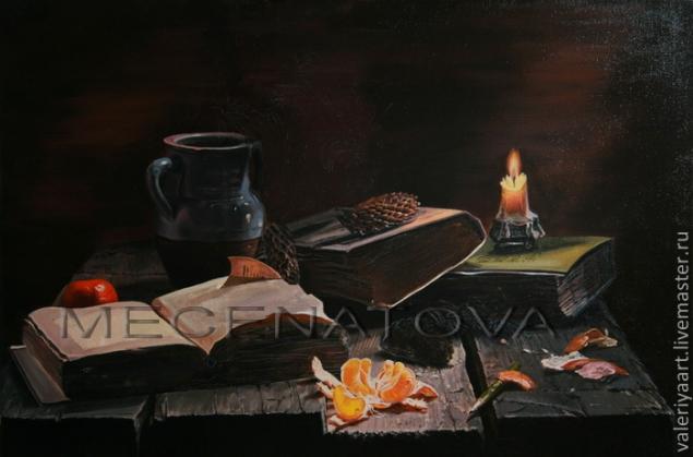 Масляная живопись поэтапно в фотографиях. Натюрморт с мандаринами ...