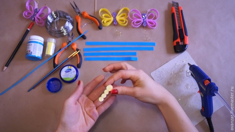 Мастерим бабочек и стрекоз из фоамирана, фото № 6