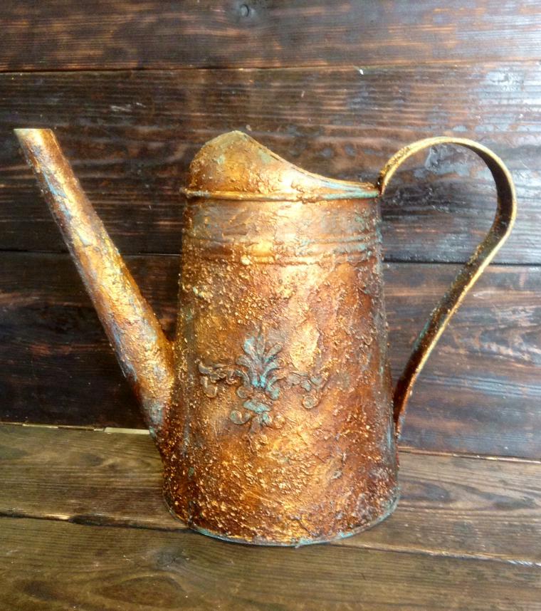 Магия металла! Лейка \"Артефакт\" - старение и декор металлической ...