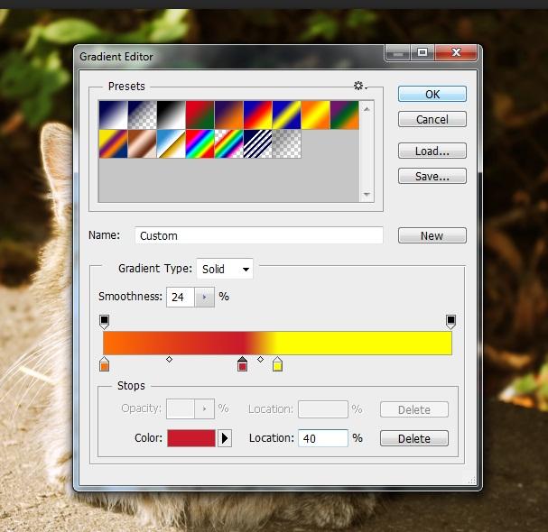 Работа в фотошоп-солнечный кот, фото № 9