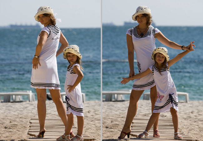 Family look - красивые фото идеи для мамы и дочки в одинаковых платьях