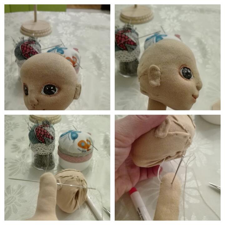 Как сделать основу для головы текстильной куклы