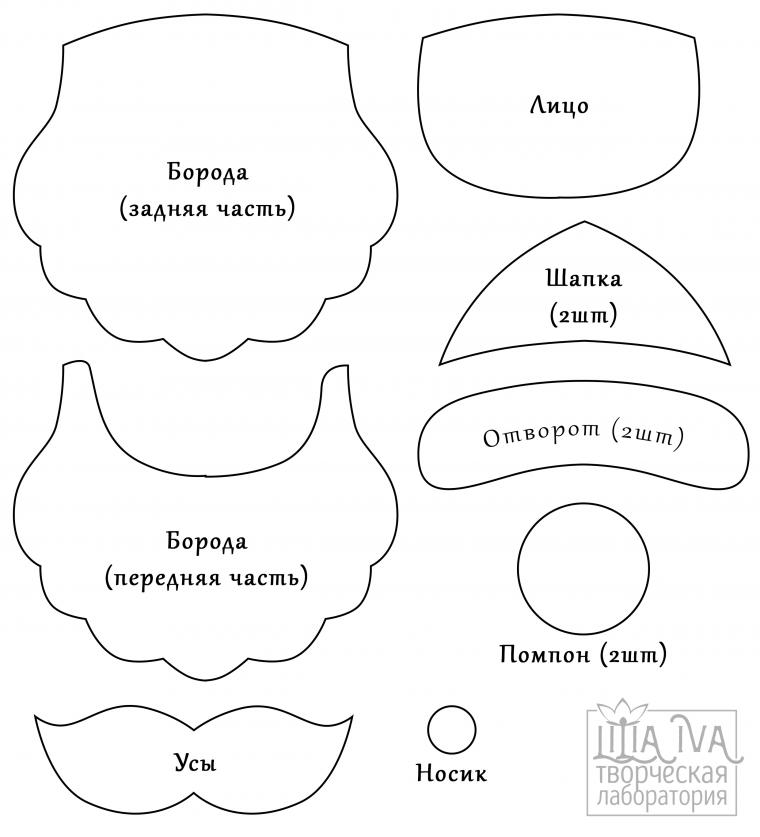 Выкройки из фетра новогодние. Дед Мороз из фетра выкройка. Новогодние игрушки из фетра выкройки. Дед Мороз фетр выкройка. Дед Мороз из фоамирана выкройки.