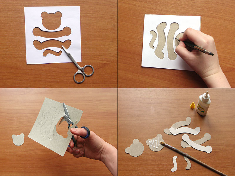 Забавный тигренок, или Елочная игрушка своими руками, фото № 3