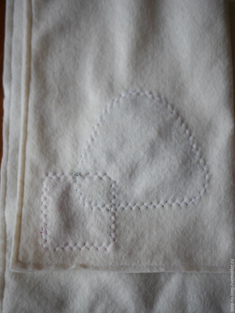 Как сделать новогоднюю упаковку — мешочки из фетра, фото № 6