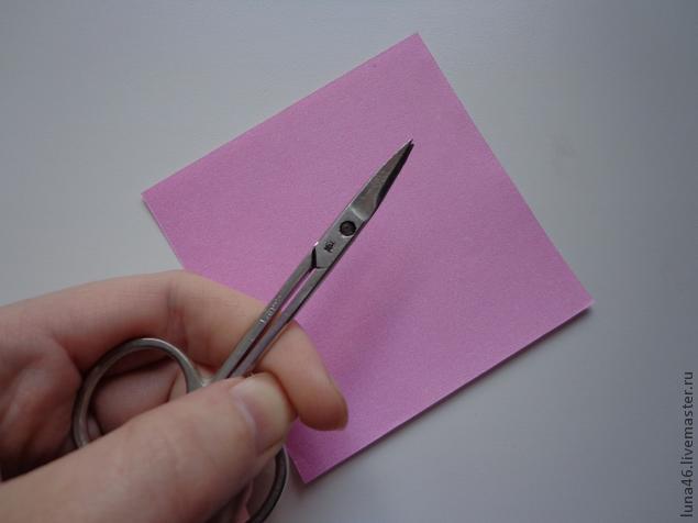 Бумажный бант. Формирование бантиков из бумаги техникой оригами. Оригами из бумаги