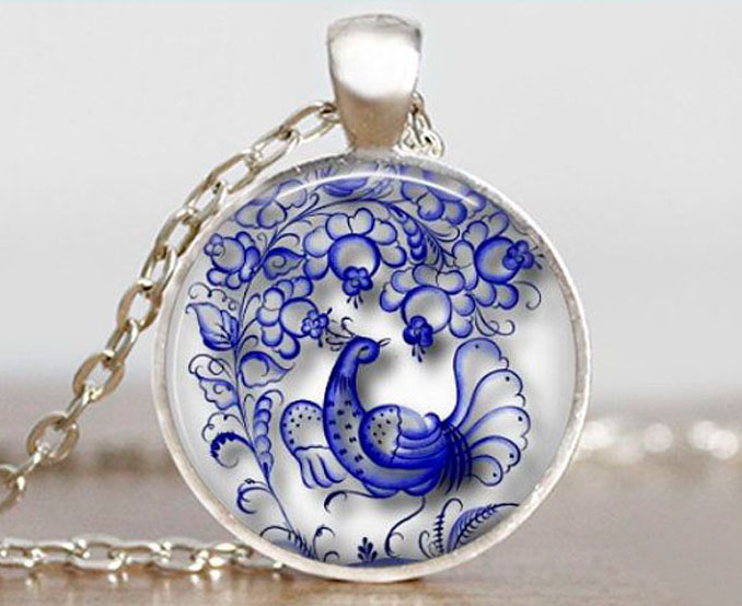 Гжельская традиционная роспись на неожиданные темы резюме, рис. #16